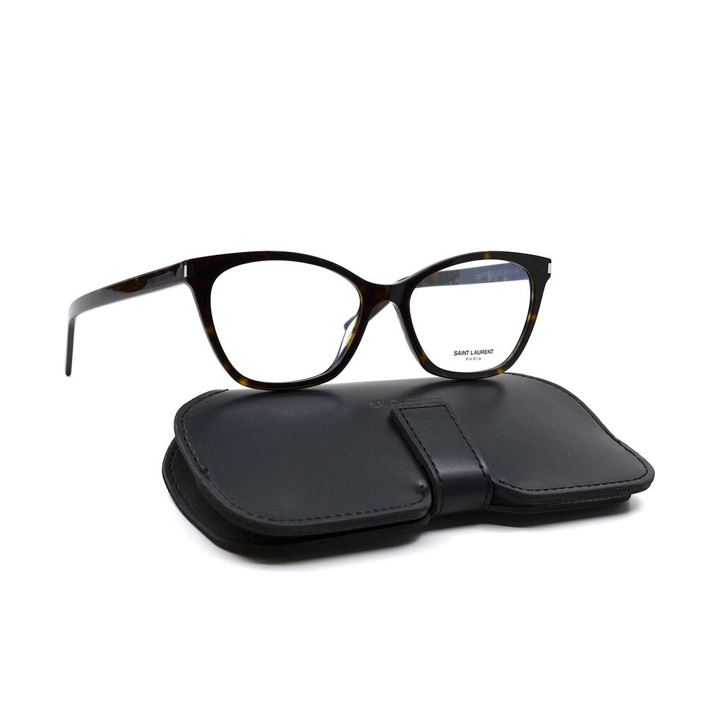SAINT LAURENT SL 287 SLIM HAVANA AUTHENTIC EYEGLASSES FRAME - Picture 4 of 14